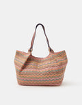 Stripe Raffia Tote Bag-GRS CERTIFIED-ODM/OEM