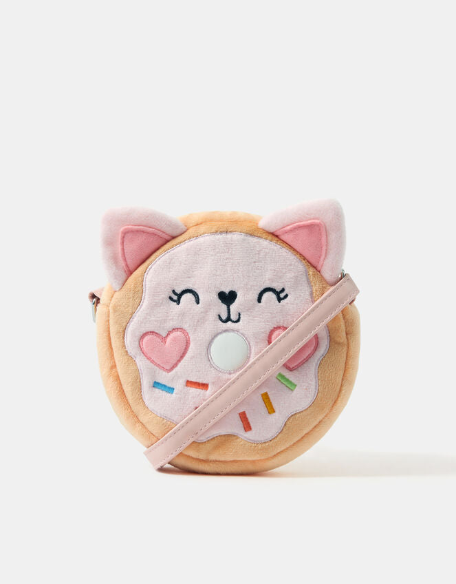 Girls Plush Doughnut Crossbody Bag-GRS CERTIFIED-ODM/OEM