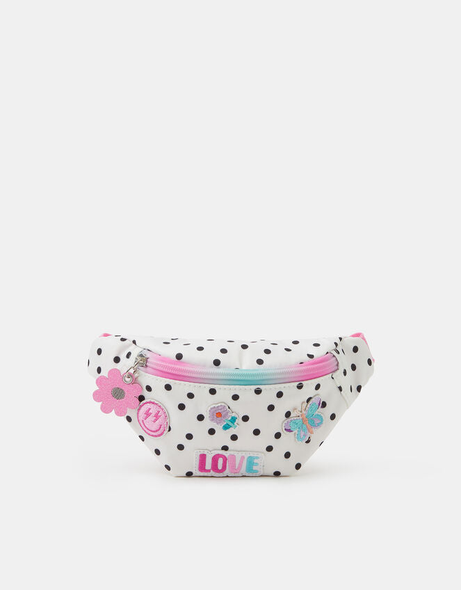 Girls Polka Dot Bum Bag-GRS Certified-ODM/OEM