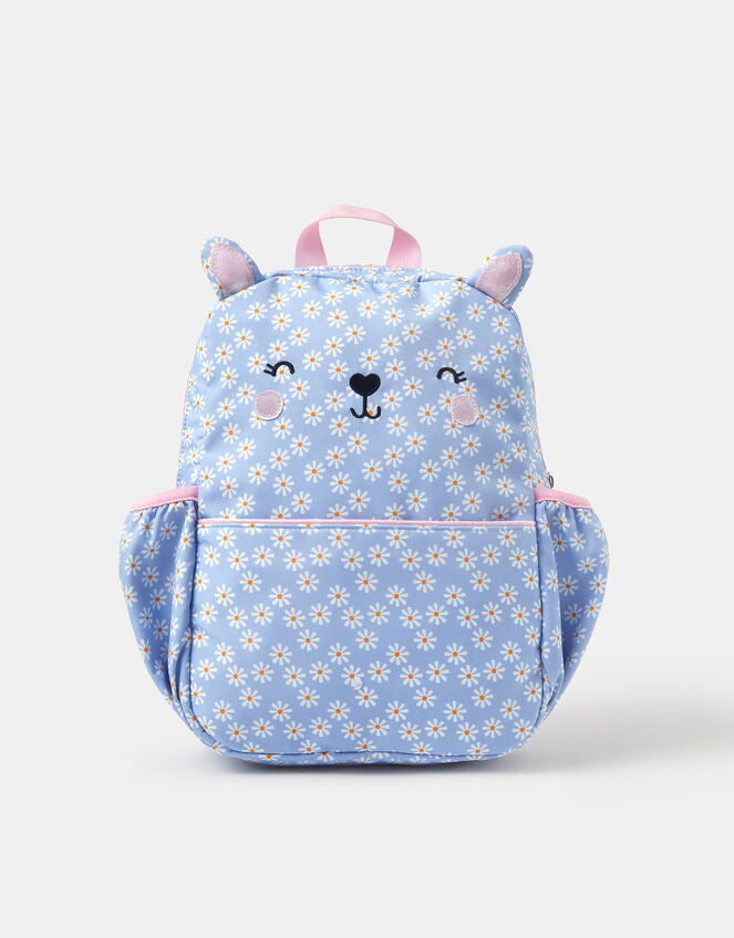 Girls Daisy Print Cat Backpack-GRS Certified-ODM/OEM