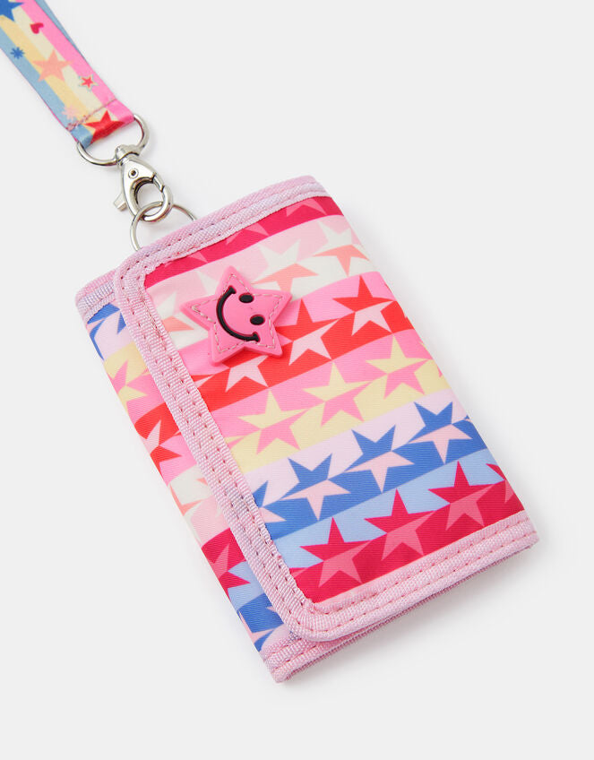 Girls Star Print Lanyard Purse-GRS CERTIFIED-ODM/OEM