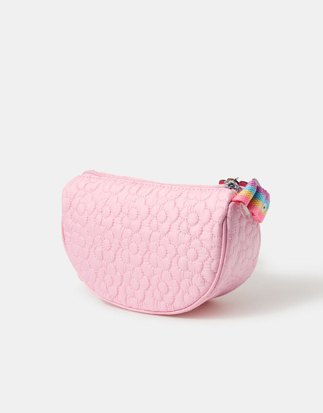Flower Quilted Crossbody Bag-GRS CERTIFIED-ODM/OEM