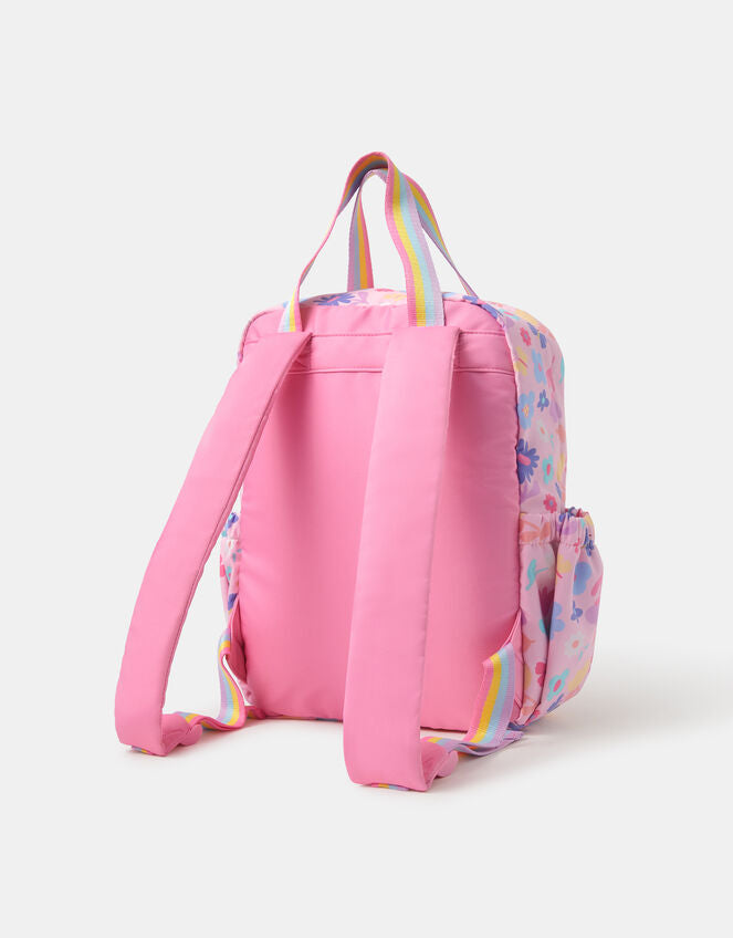 Girls Floral Print Backpack-CERTIFIED GRS-OEM/ODM