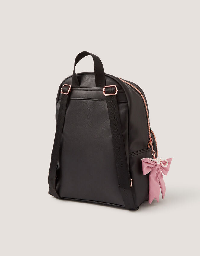 Bow Quilted School Backpack-GRS CERTIFIED-ODM/OEM