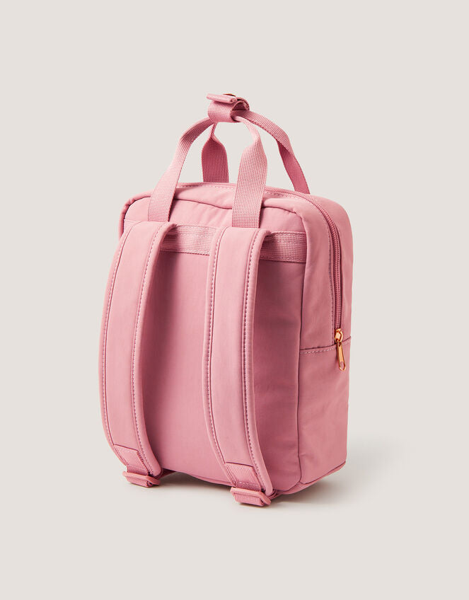 Cherry Embroidered Backpack-GRS CERTIFIED-ODM/OEM