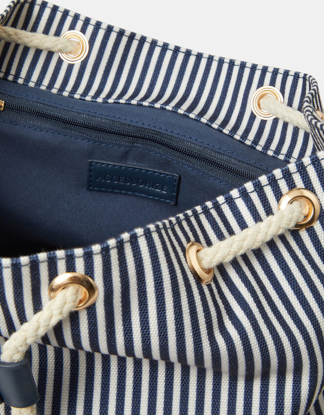 Stripe Print Backpack-GRS CERTIFIED, ODM/OEM