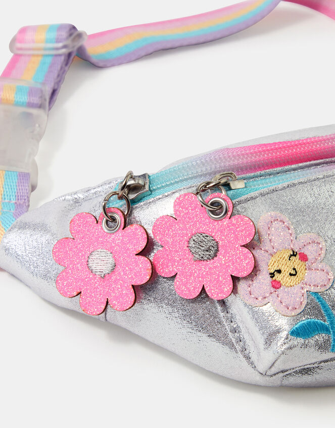 Girls Floral Metallic Belt Bag-GRS CERTIFIED-ODM/OEM