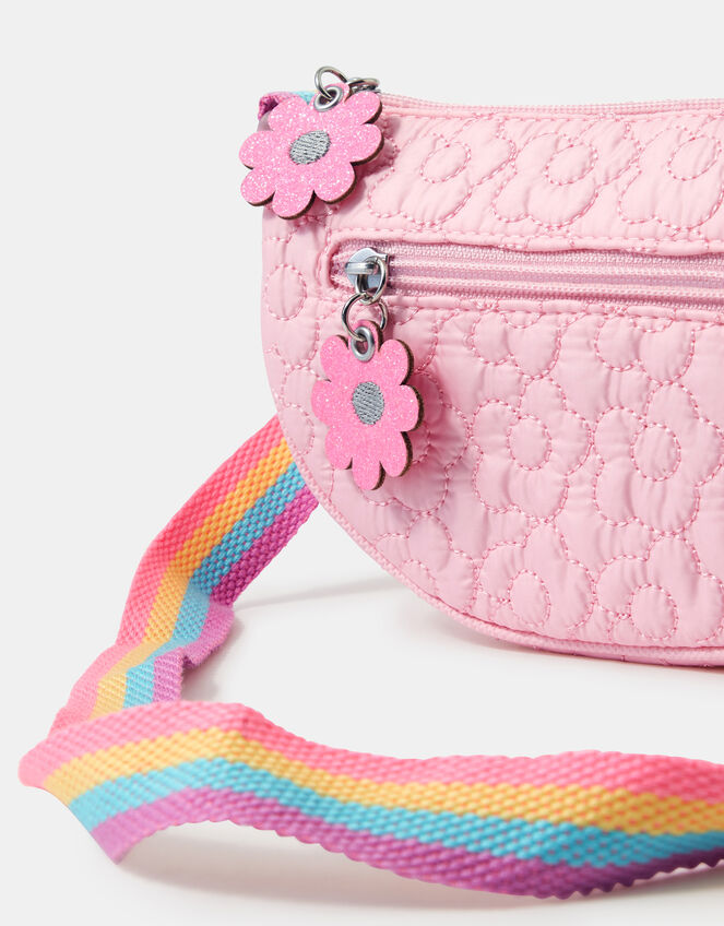 Flower Quilted Crossbody Bag-GRS CERTIFIED-ODM/OEM