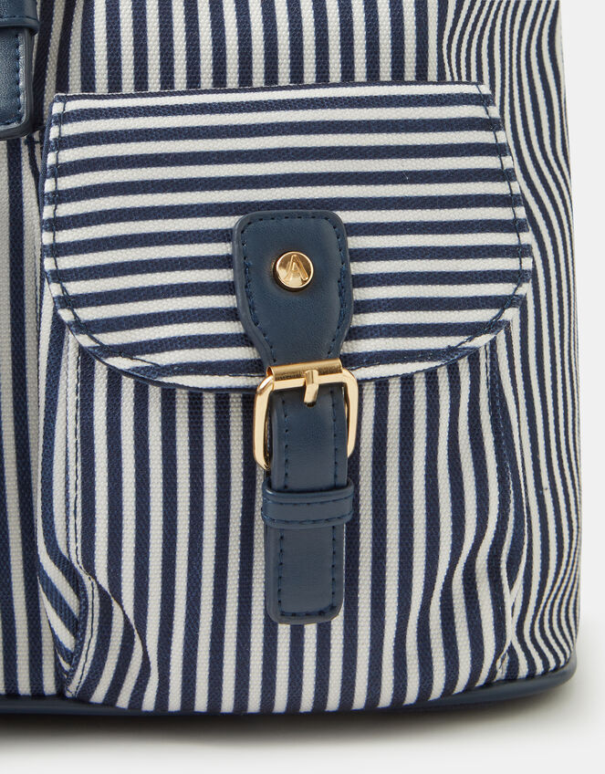 Stripe Print Backpack-GRS CERTIFIED, ODM/OEM