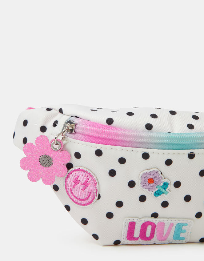 Girls Polka Dot Bum Bag-GRS Certified-ODM/OEM