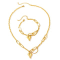 Stainless Steel Heart Pendant Necklace & Bracelet Set – GRS‑Certified OEM/ODM