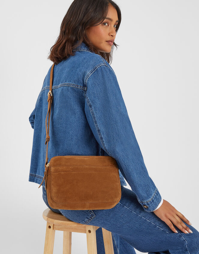 Suede Crossbody Bag-GRS CERTIFIED-ODM/OEM