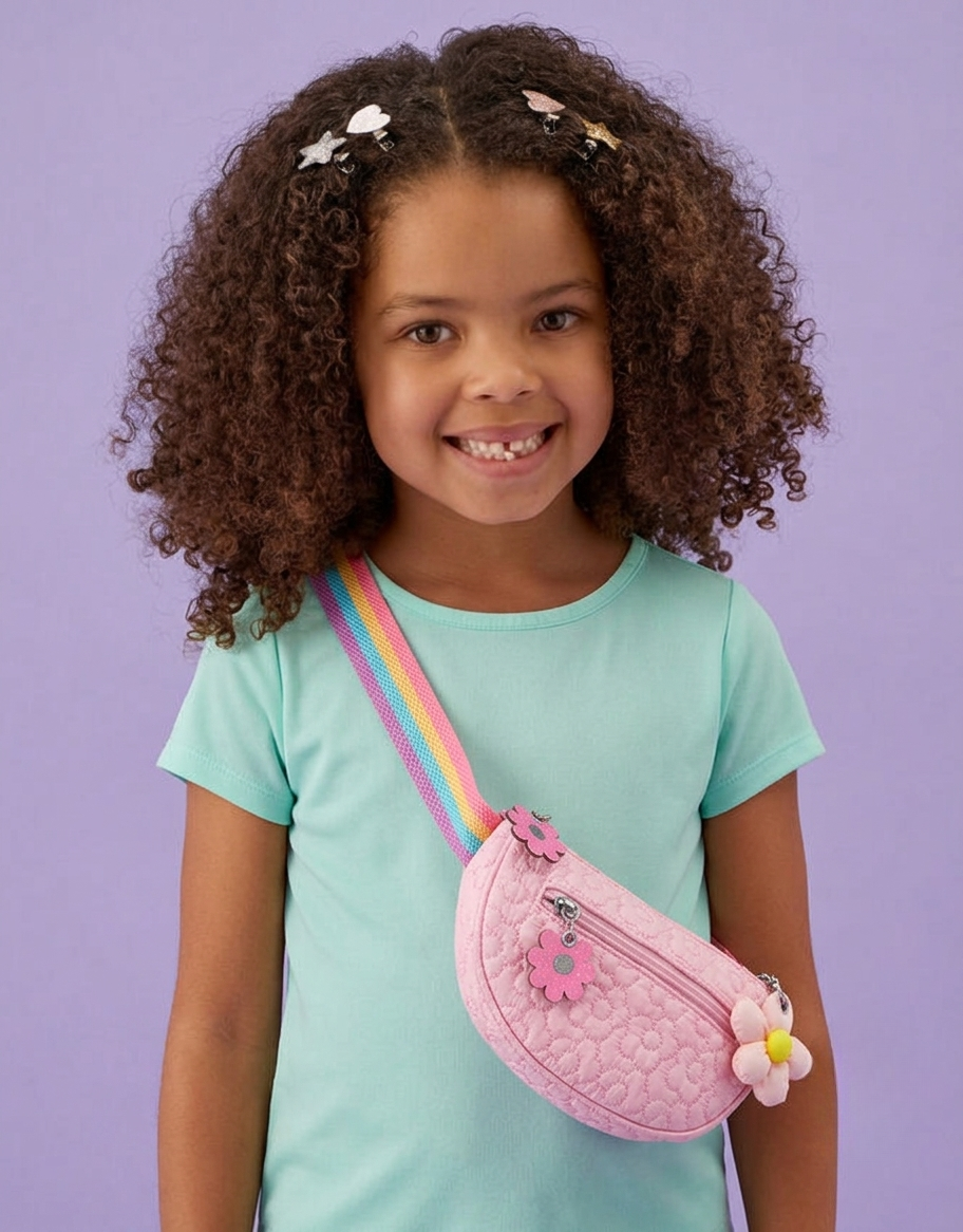 Flower Quilted Crossbody Bag-GRS CERTIFIED-ODM/OEM