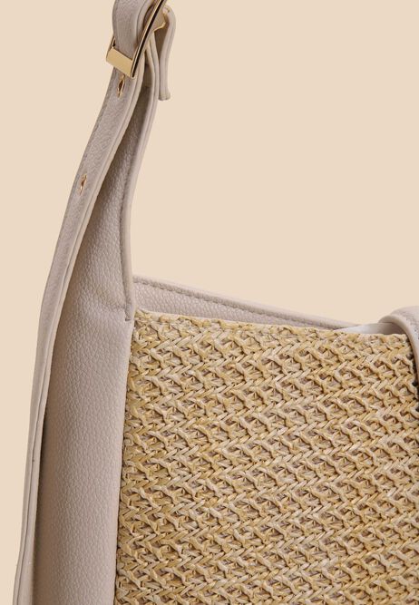Natural Straw Shoulder Bag-GRS Certified-ODM/OEM