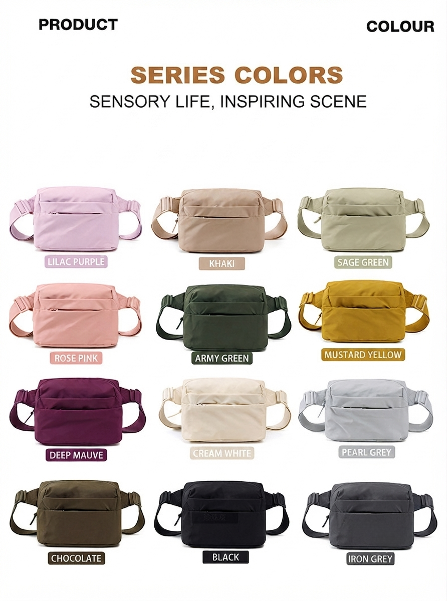 Recycled Nylon Waist Bag – GRS Certified