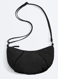 Mini quilted crossbody bag in black-Recycled Polyester-ODM/OEM