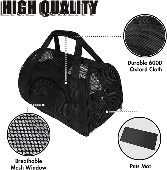 Recycled Polyester Pet Carrier – Lightweight Travel Design