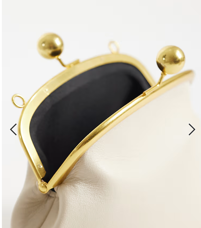 Resin ball handle frame clutch bag -GRS Certified-ODM/OEM