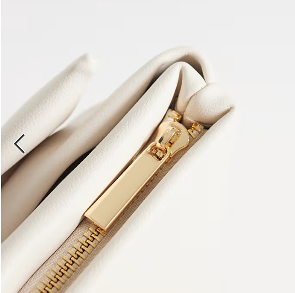 Large bow front clutch bag in off white-GRS Certified-ODM/OEM