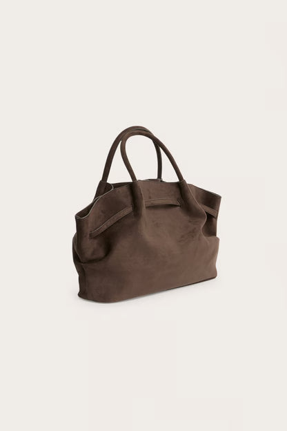 Handbag in imitation suede-GRS CERTIFIED OEM/ODM