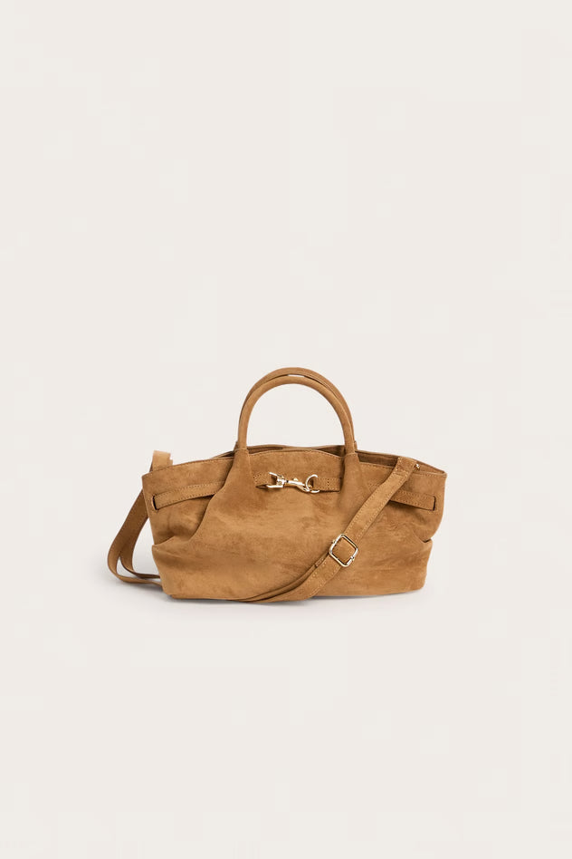 Handbag in imitation suede-GRS CERTIFIED OEM/ODM