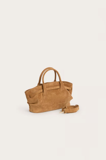 Handbag in imitation suede-GRS CERTIFIED OEM/ODM