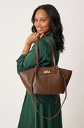Recycled PU tote bag -GRS Certified-ODM/OEM