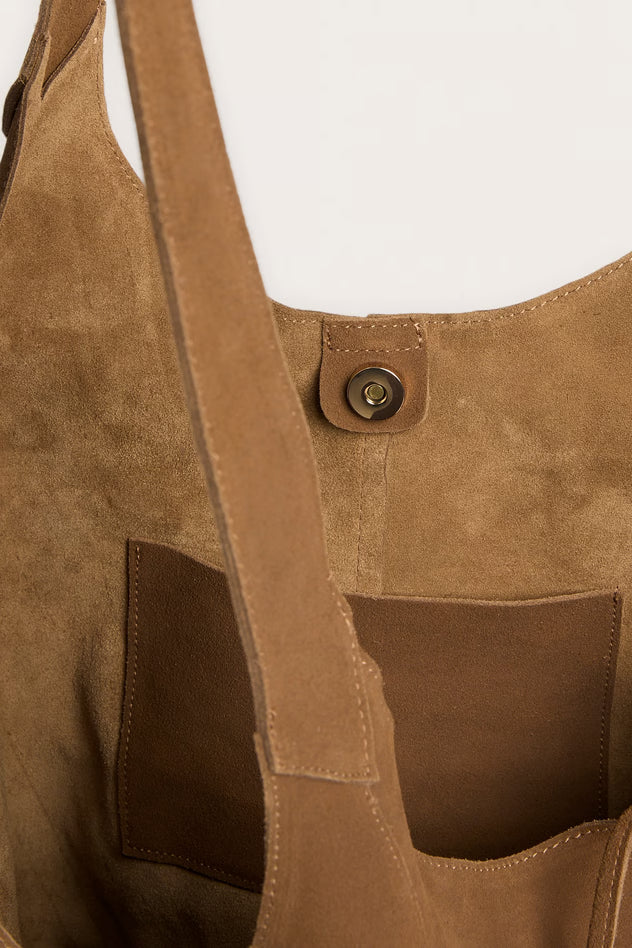 Tote bag in real suede- OEM/ODM