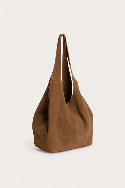 Tote bag in real suede- OEM/ODM