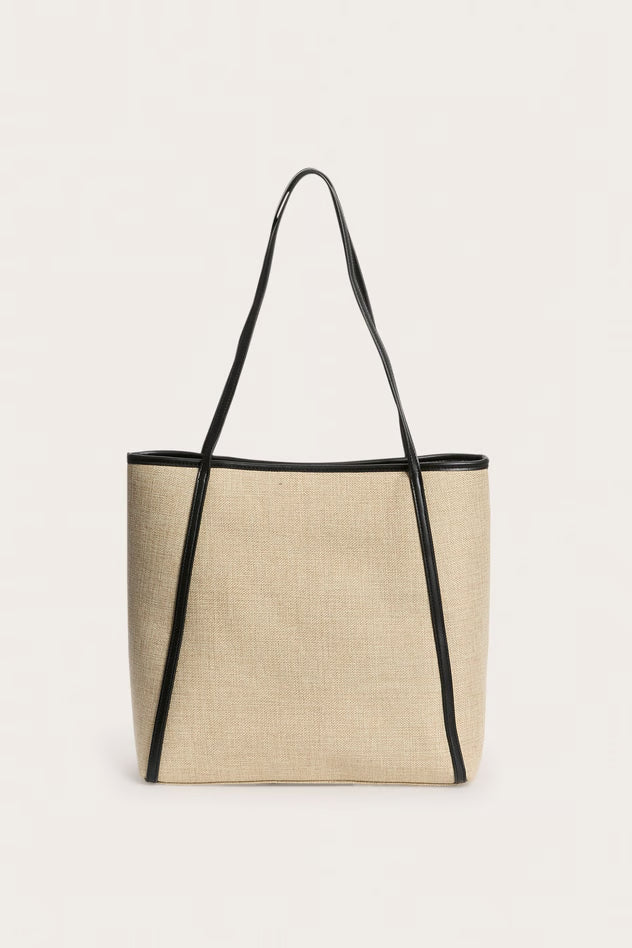 Totebag in straw look-GRS CERTIFIED-ODM/OEM
