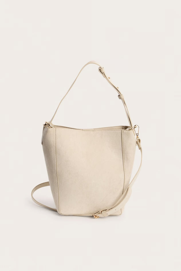 Bucket bag in imitation suede-GRS certified OEM/ODM