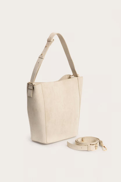 Bucket bag in imitation suede-GRS certified OEM/ODM