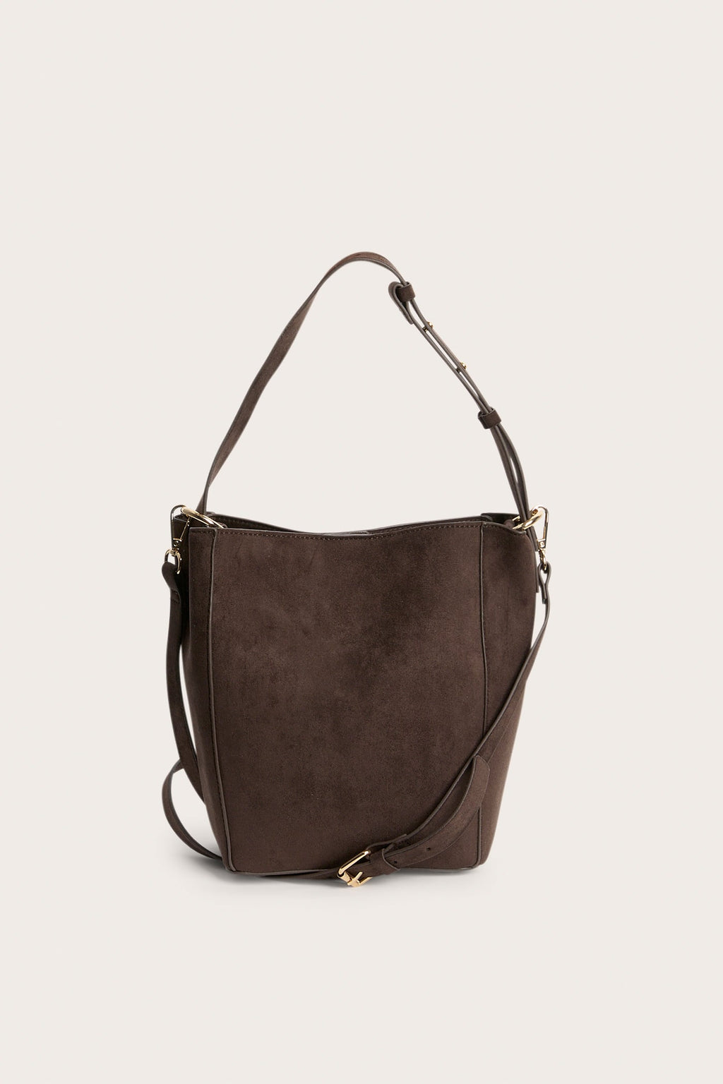Bucket bag in imitation suede-GRS CERTIFIED OEM/ODM