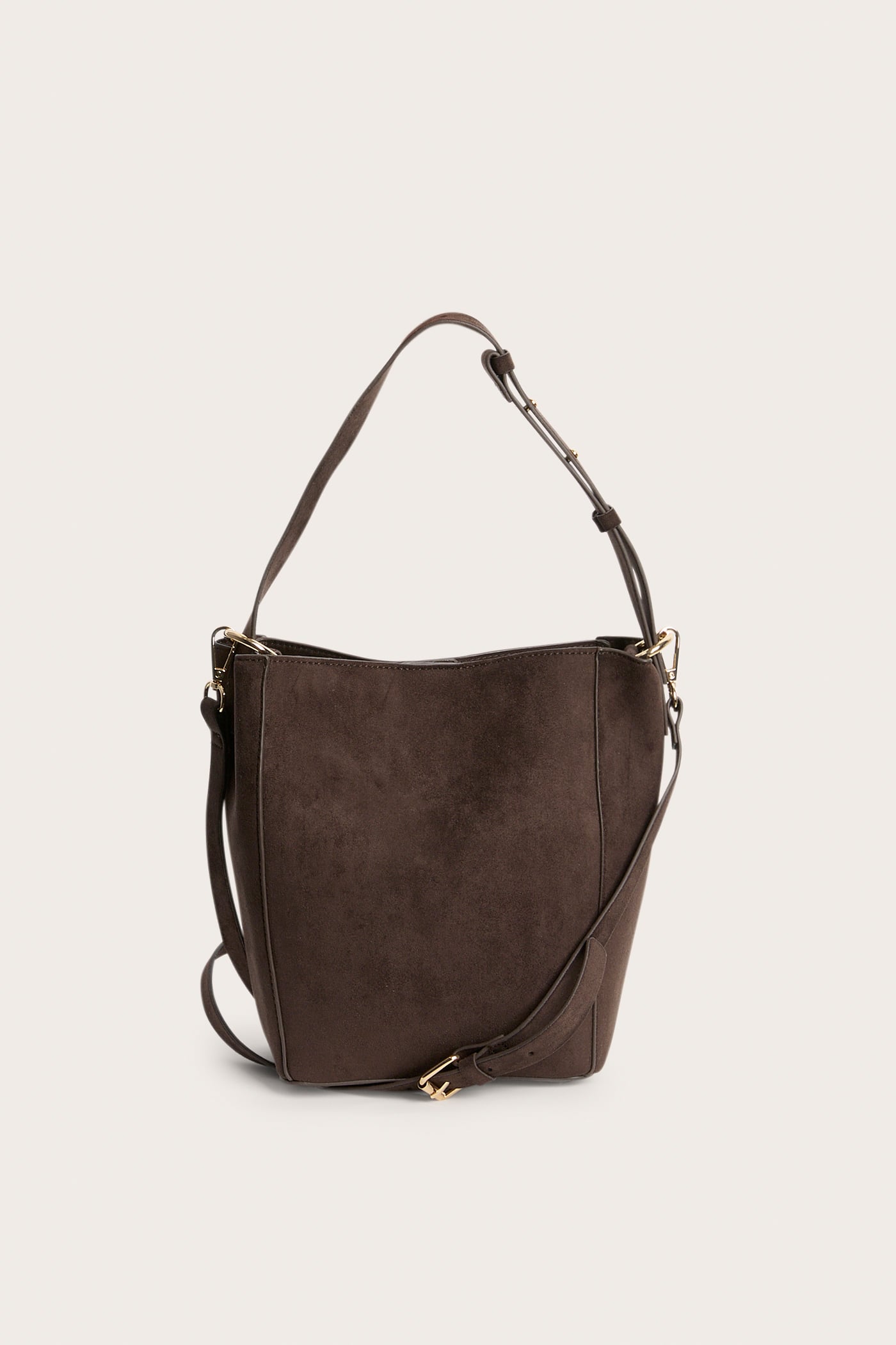 Bucket bag in imitation suede-GRS CERTIFIED OEM/ODM