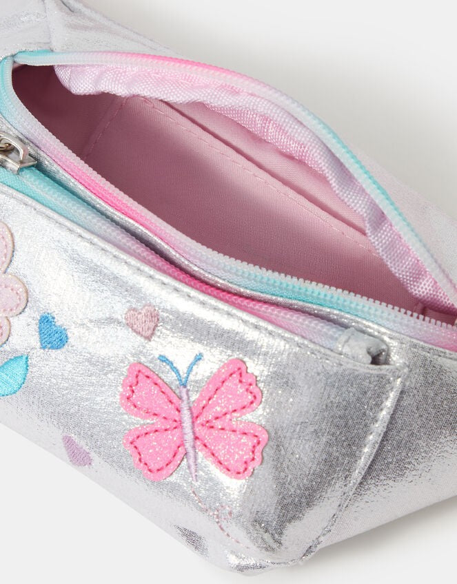 Girls Floral Metallic Belt Bag-GRS CERTIFIED-ODM/OEM