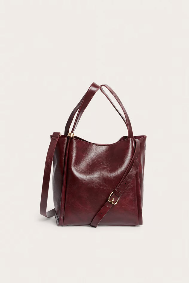 PU bag with gold details- GRS CERTIFIED, OEM/ODM