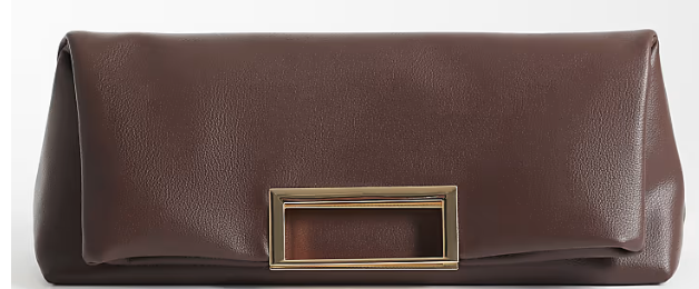Clutch style Fold-over flap top Gold-tone hardware-GRS Certified-ODM/OEM