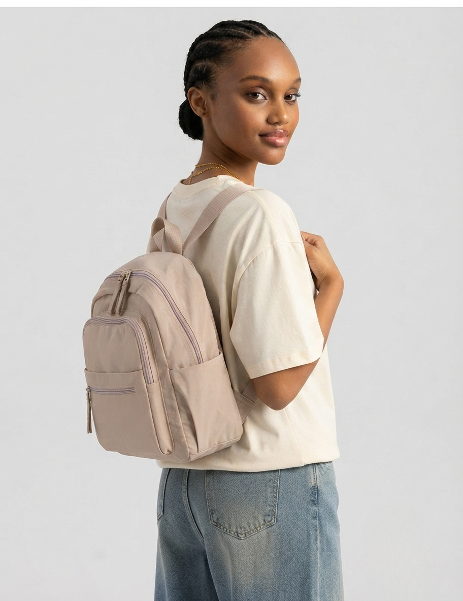 Compact Backpack – GRS Certified Recycled Nylon