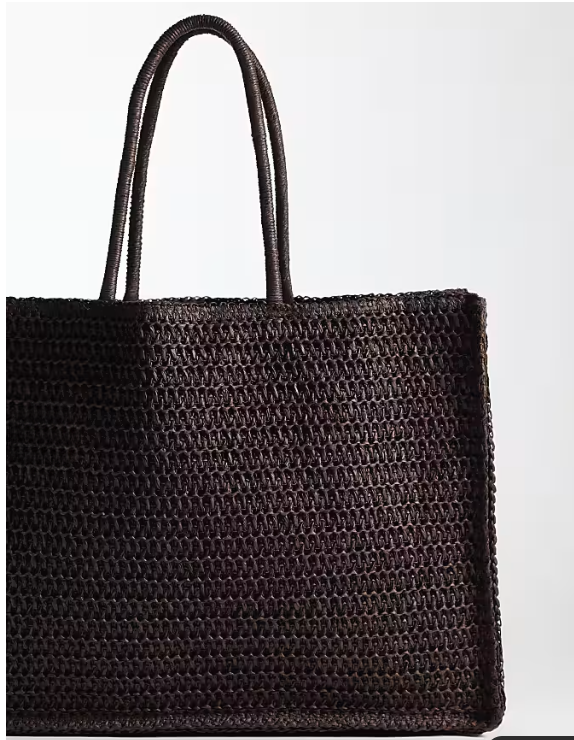 Woven shoulder bag in brown-GRS Certified-ODM/OEM