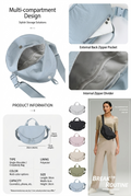 GRS Certified Recycled Nylon Crossbody Bag