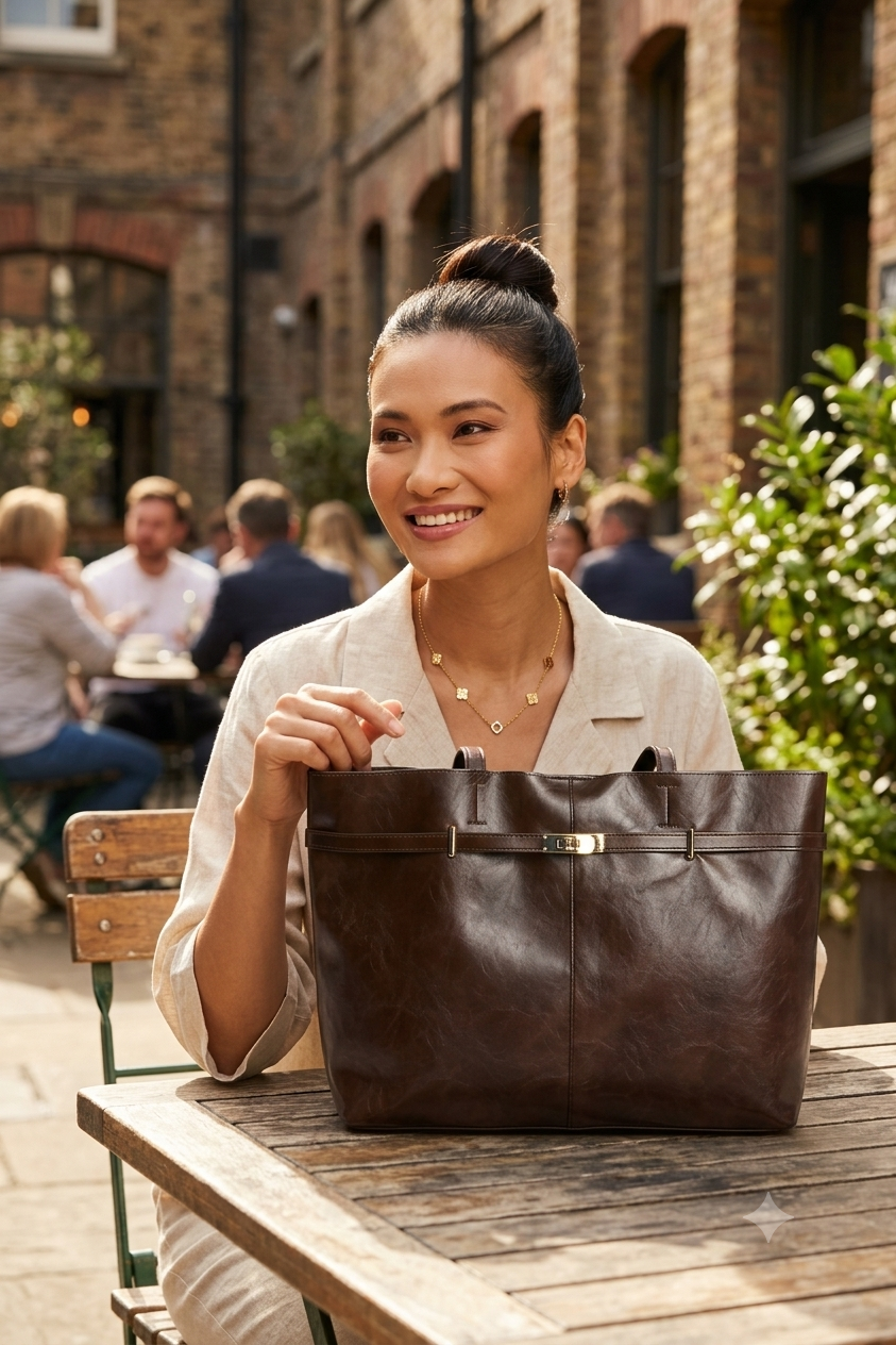 Tote bag with inner pocket-GRS CERTIFIED-ODM/OEM