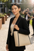 Totebag in straw look-GRS CERTIFIED-ODM/OEM