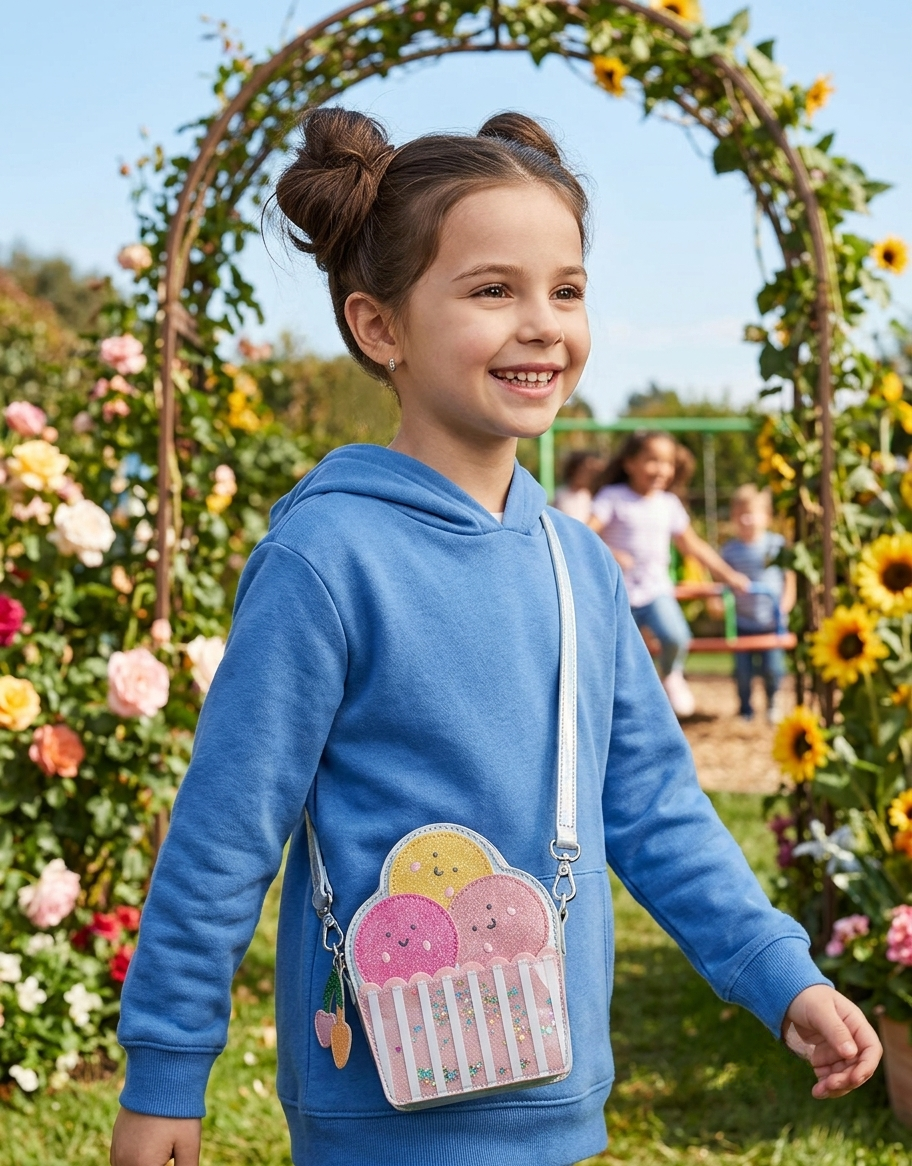 Girls Ice Cream Sundae Bag-CERTIFIED GRS-ODM/OEM