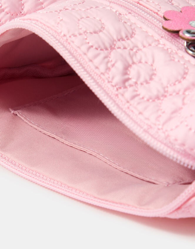 Flower Quilted Crossbody Bag-GRS CERTIFIED-ODM/OEM