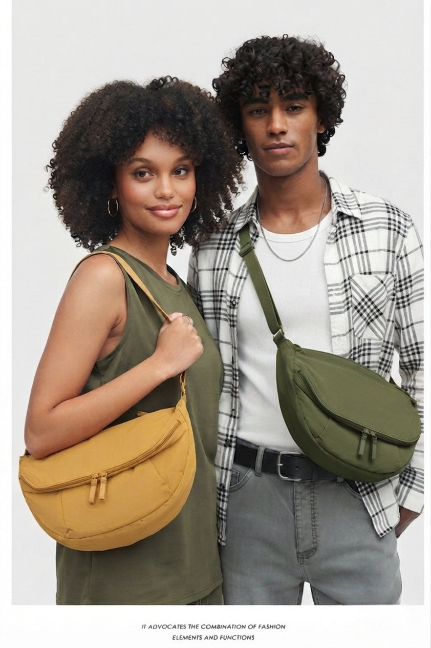 Casual Crossbody Bag – GRS Certified Recycled Nylon