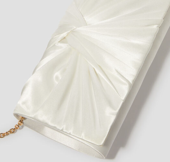 Twisted Satin Clutch Bag-RECYCLED CERTIFIED-ODM/OEM