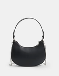 Half moon shoulder bag in white, GRS certified, ODM/OEM
