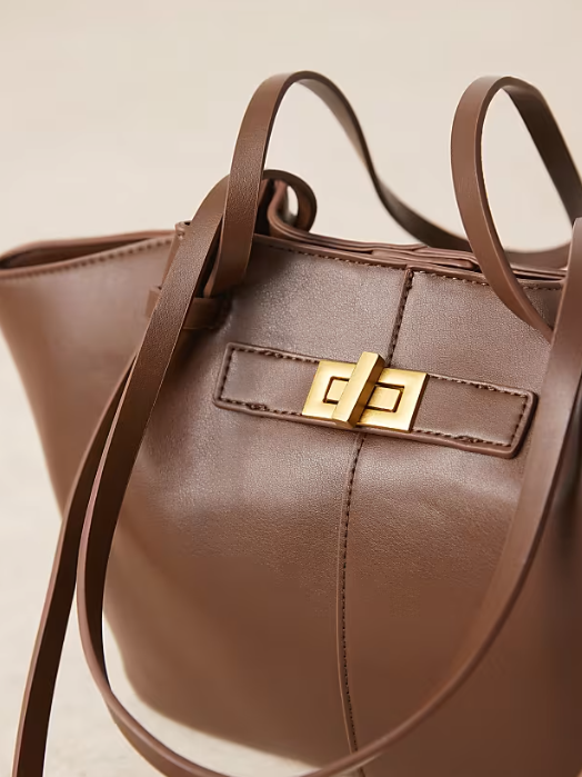 Recycled PU tote bag -GRS Certified-ODM/OEM