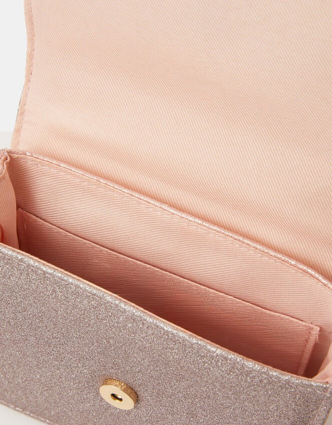 Bow Glitter Crossbody Bag-GRS CERTIFIED-ODM/OEM