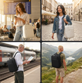 Smart Travel Backpack – GRS Certified Recycled Nylon